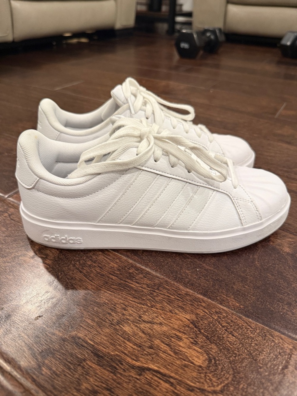 adidas All-White Streettalk Sneakers